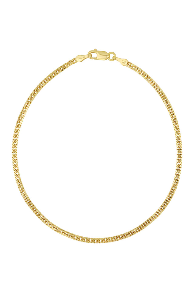 14K Yellow Gold Figaro Chain Bracelet