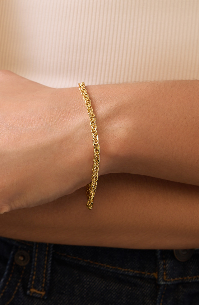 14K Yellow Gold Bony Levy Timeless Rope Chain Bracelet