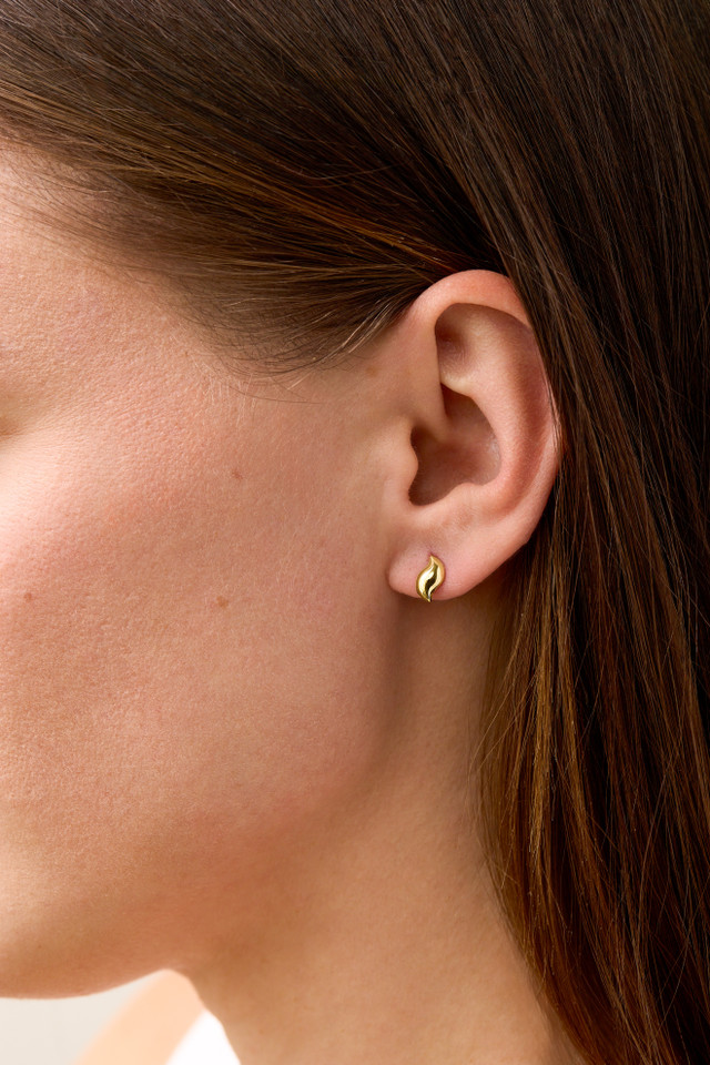 14K Yellow Gold Bony Levy  Stud Earrings