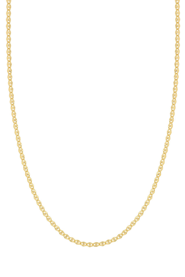 14K Yellow Gold Bony Levy Delicate Thin Chain Necklace