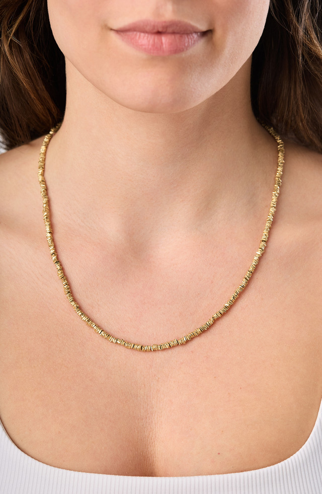 14K Yellow Gold Bony Levy Long Strand Necklace