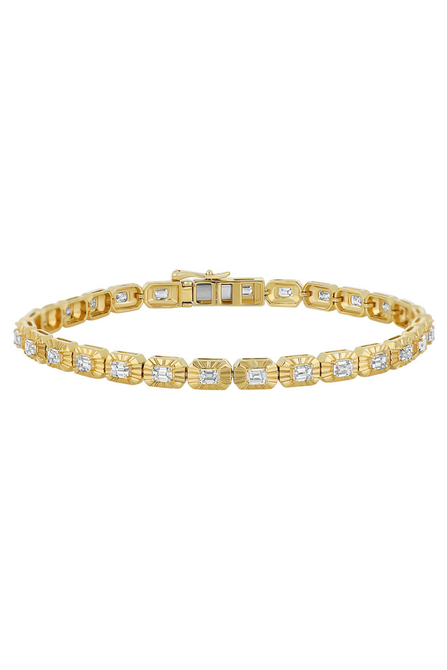 18K Yellow Gold Diamond Varda Bracelet
