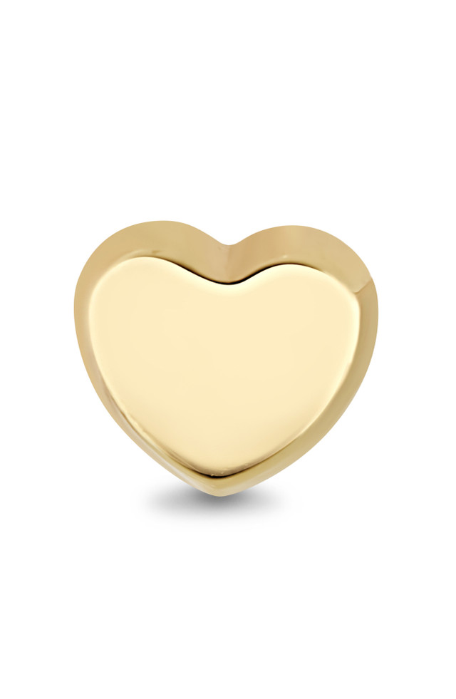 14K Yellow Gold Bony Levy Small Heart Stud Earrings