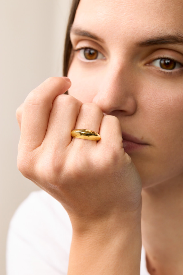 14K Yellow Gold Stackable Ring