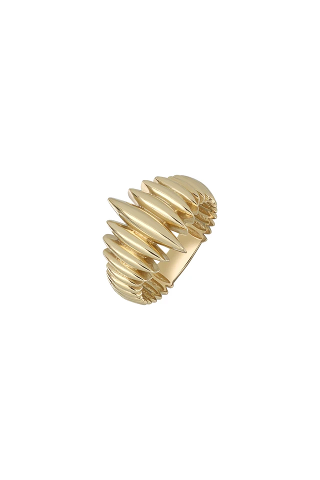 14K Yellow Gold Trend Ring