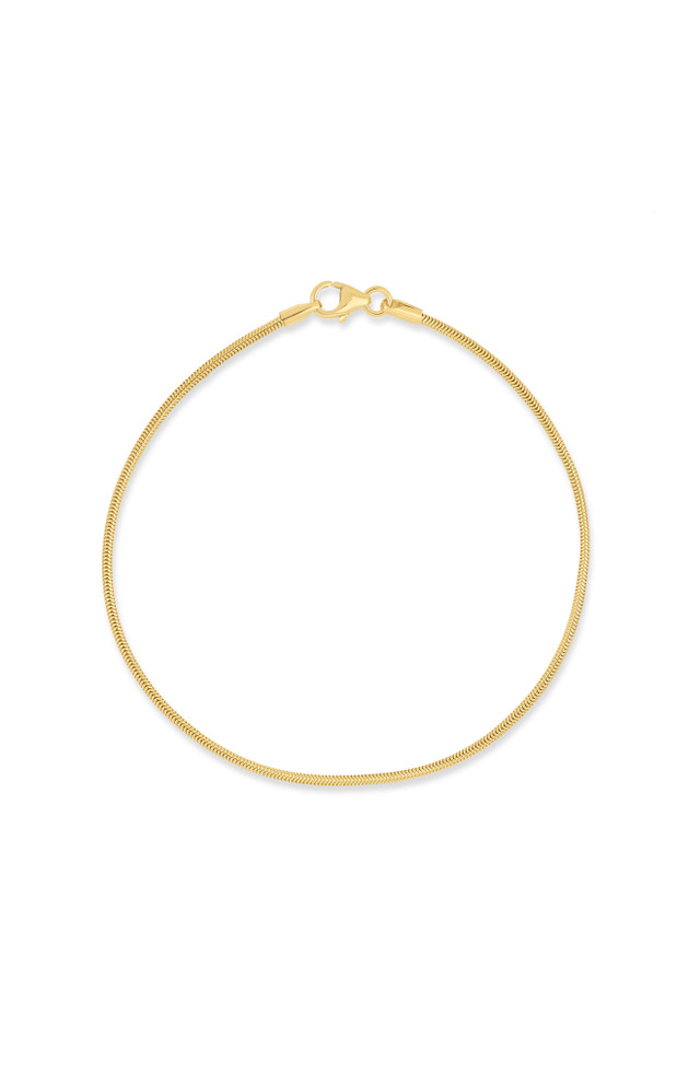 14K Yellow Gold Men's 1.5mm Snake Chain Bracelet