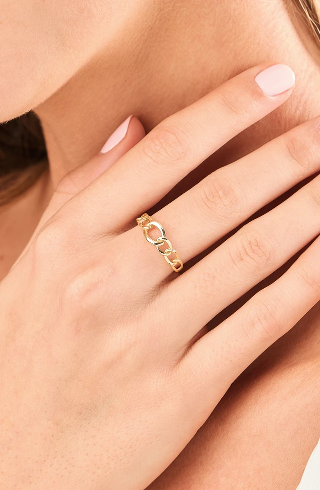 14K Yellow Gold Stackable Ring