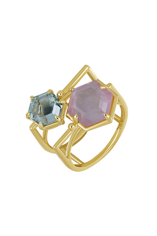 14K Yellow Gold Amethyst Bony Levy Trend Ring 14K Yellow Gold Amethyst Bony Levy Trend Ring