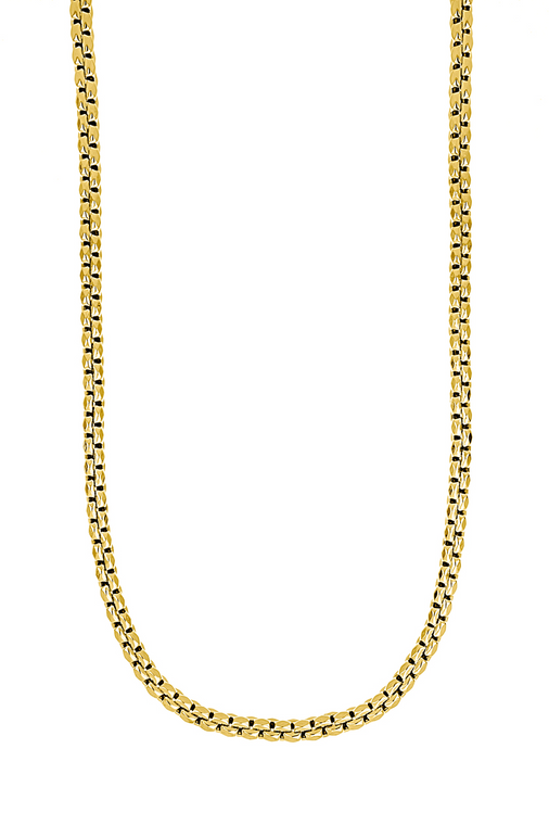 14K Yellow Gold Bony Levy Men's Opulent Box Chain Necklace