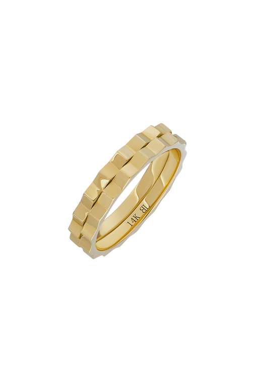 14K Yellow Gold Bony Levy Sophisticated Stackable Ring