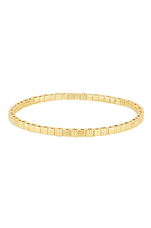 14K Yellow Gold Bony Levy Fine Stretch Bangle Bracelet