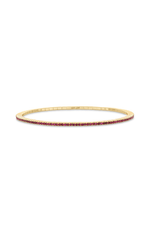 18K Yellow Gold El Mar Ruby Stretch Bracelet