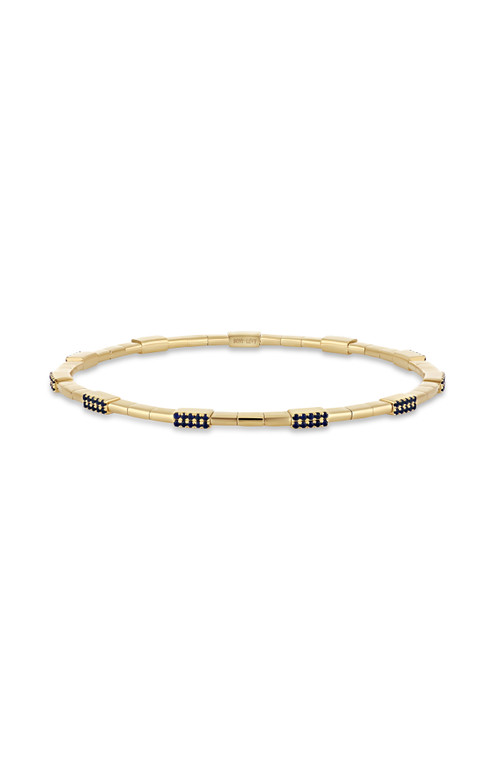 18K Yellow Gold El Mar Sapphire Stretch Bracelet