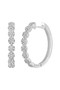 MIKA DIAMOND HOOP EARRING