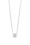 GATSBY 18K ROUND AND BAGUETTE SQUARE PENDANT