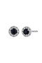 EL MAR SAPPHIRE HALO STUDS