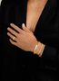 MENS 14K GOLD ROPE BRACELET