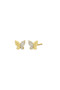 BL ICON BUTTERFLY STUD EARRINGS