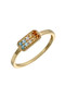 14K MIXED STACKABLE RING