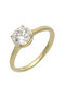 18K SOLITAIRE ENGAGEMENT RING
