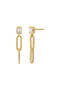 VARDA LINK BAGUETTE EARRINGS