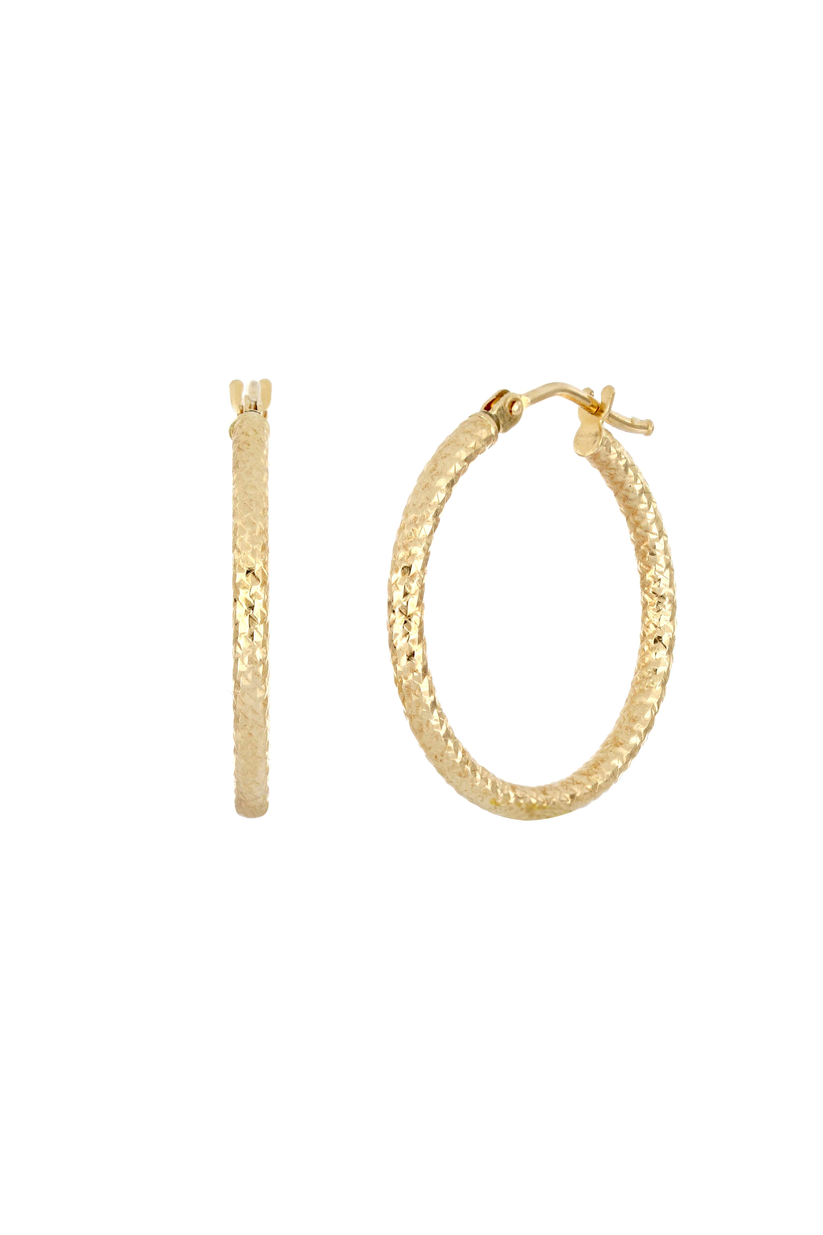 Golden Round Hoop Earrings for Women and Girls – Hello Cosmos