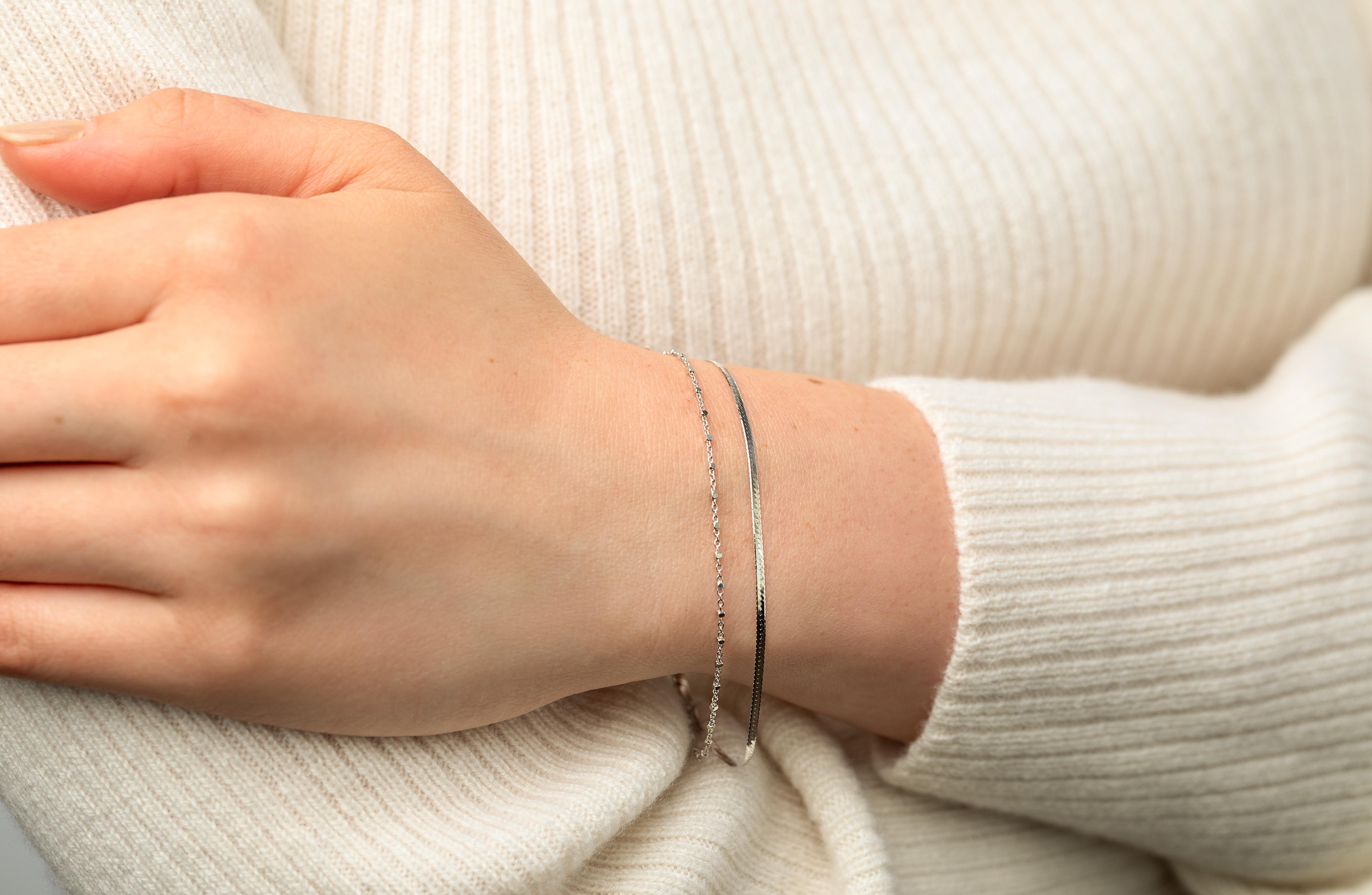 Bony Levy Herringbone Chain Bracelet