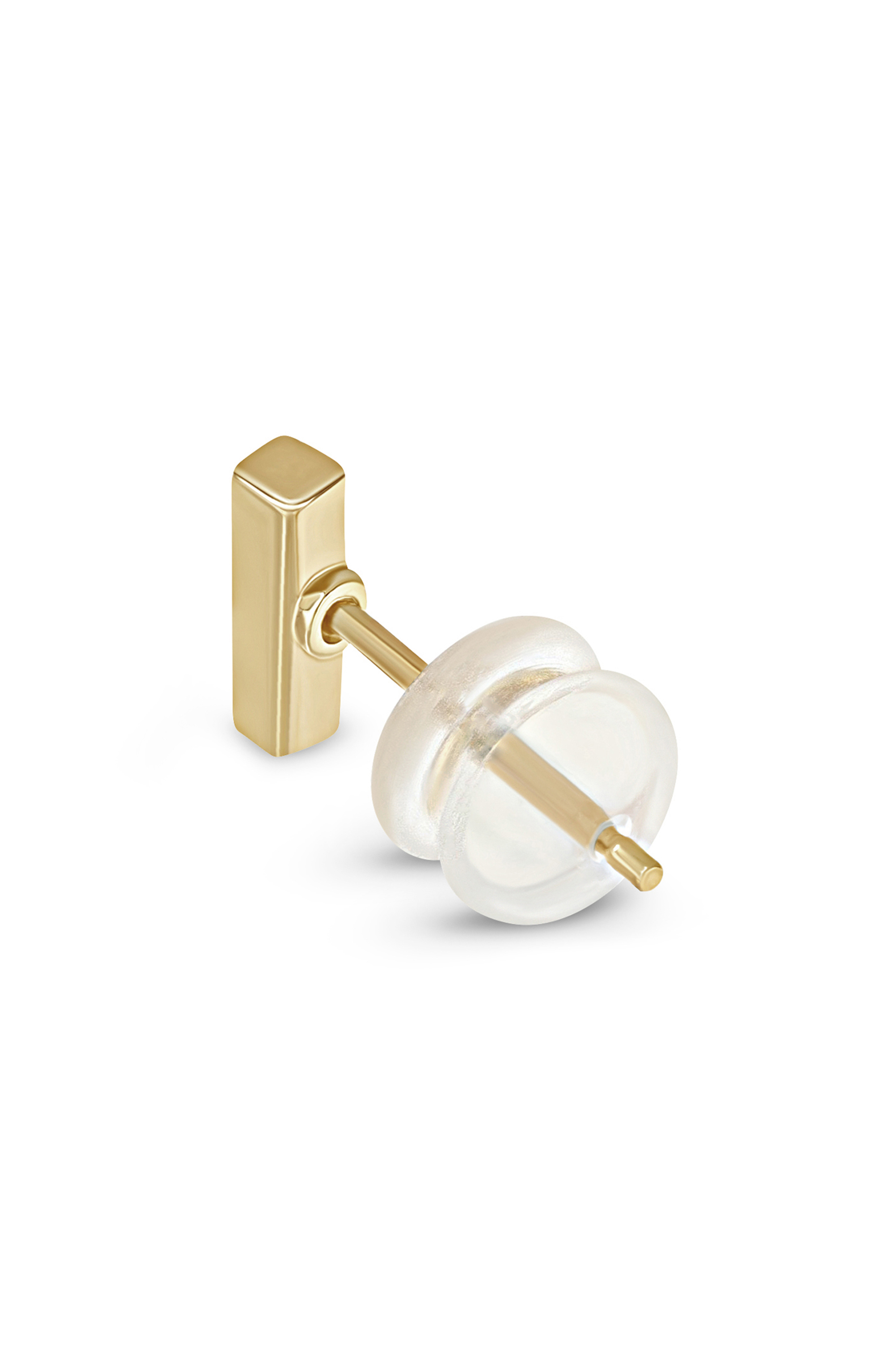 14K Yellow Gold Bony Levy Bar Stud Earrings
