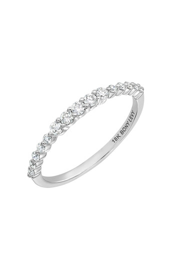 18K White Gold Diamond Liora Stackable Ring