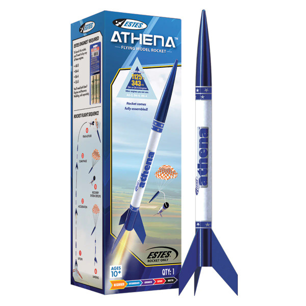 Athena Flying Model Rocket Kit - Estes 2452