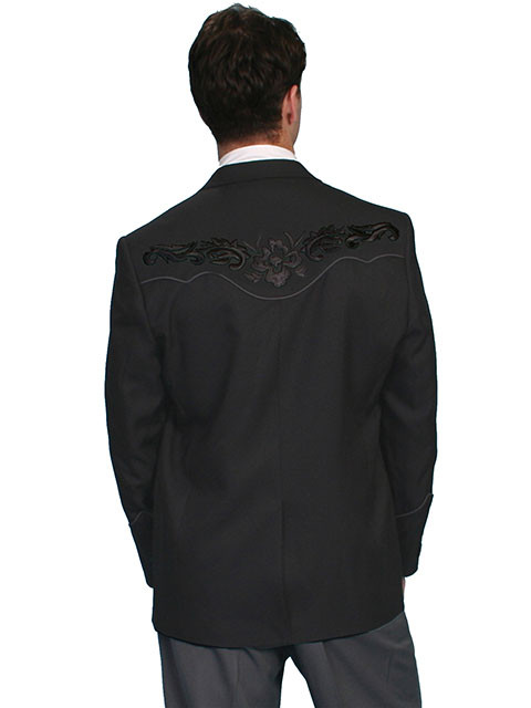 Embroided Writing EMBROIDERED BLAZER