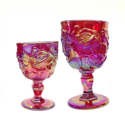 RUBY LUSTER GOBLET - The Shops at Madonna Inn