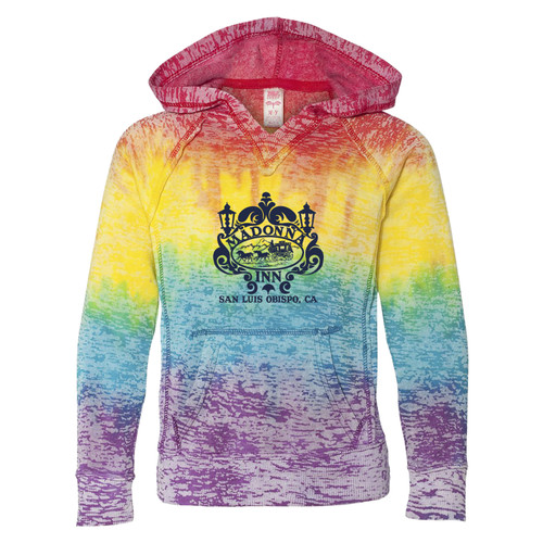 RAINBOW STRIPE SWEATSHIRT