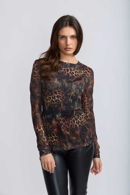 EQUESTRIAN HIGH NECK MESH TOP
