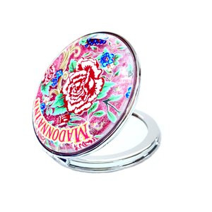 MADONNA INN CARPET PRINT COMPACT MIRROR