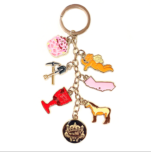 MADONNA INN CHARM KEY CHAIN