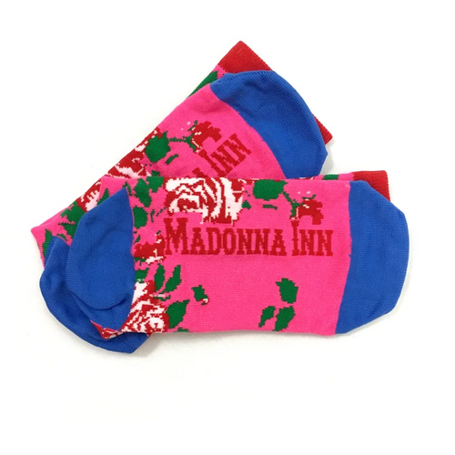 MADONNA INN CARPET PRINT SOCK