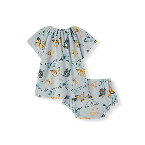 Butterfly Bamboo Dress & Bloomer Set