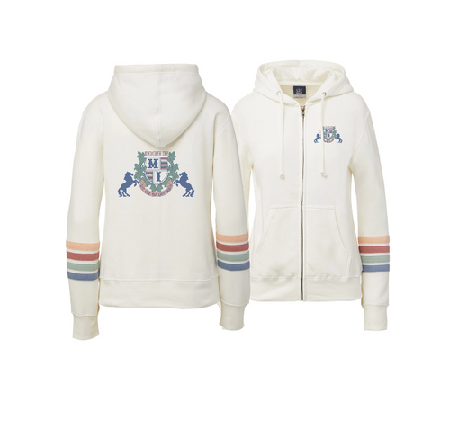 LADIES NAAMAH STRIPE FULL ZIP