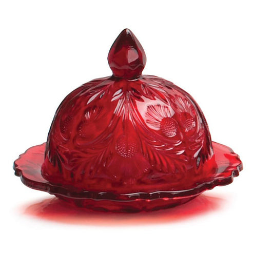 INVERTED THISTLE BUTTER DISH