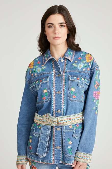 JACKET X GARDENIA FOULARD