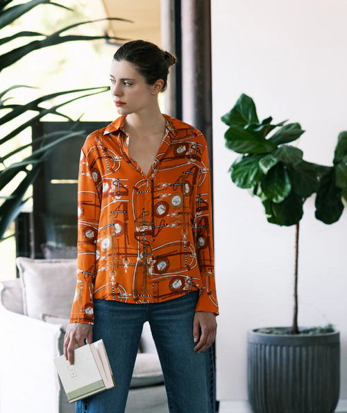 MONSERRAT SILK BLOUSE