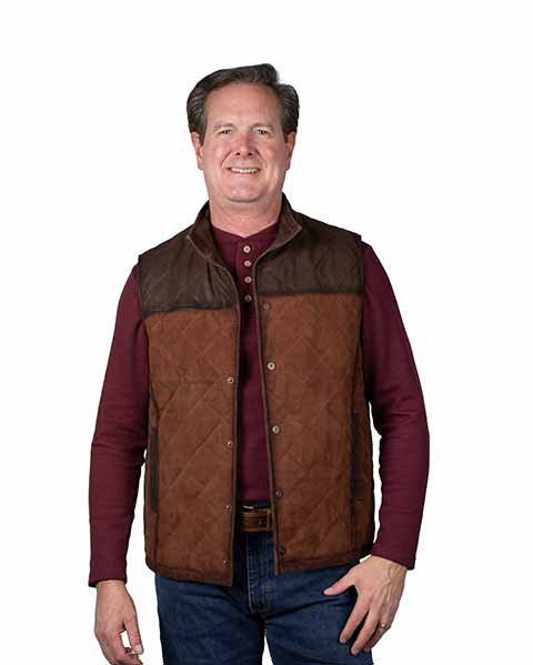 HERITAGE QUILTED LEATHER VEST