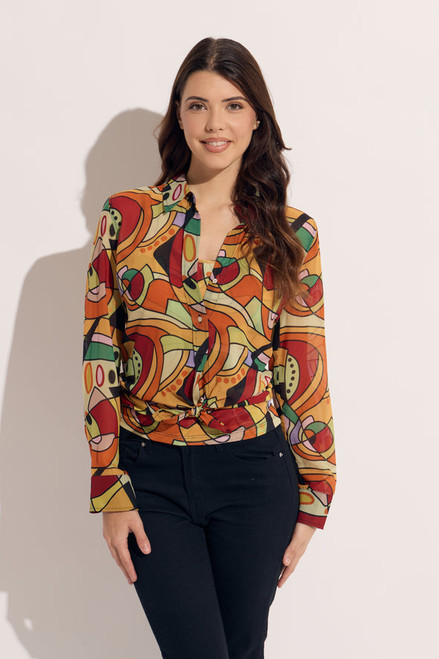 2 PC CHIFFON BLOUSE AND TANK
