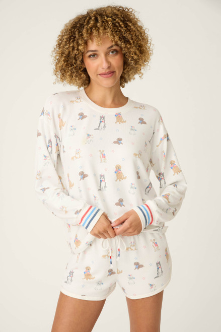 RED WHITE & WOOF L/S