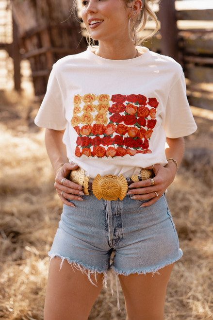 THE AMERICAN ROSE TEE