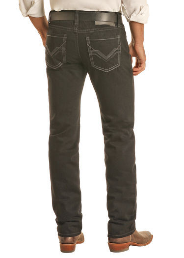 BLACK REVOLVER STRAIGHT JEANS