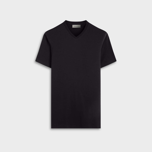 SHORT SLEEVE HOLDEN PIMA VNECK