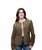 EMBROIDERED FRINGE SUEDE JACKET