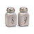 VINTAGE MONOGRAM SALT & PEPPER SHAKERS
